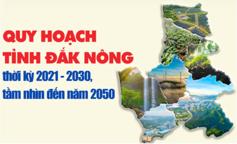 Quy hoạch tỉnh Đắk Nông thời kỳ 2021 - 2030, tầm nhìn đến năm 2050