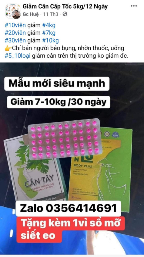 Tác hại khôn lường khi lạm dụng thuốc giảm cân