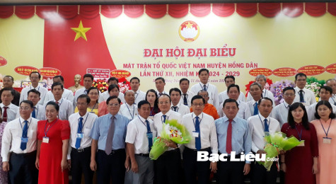 Đại hội MTTQ Việt Nam huyện Hồng Dân lần thứ XII, nhiệm kỳ 2024 - 2029 thành công tốt đẹp