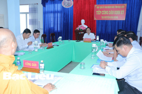 Chủ tịch UBND tỉnh tiếp công dân định kỳ tháng 3/2024