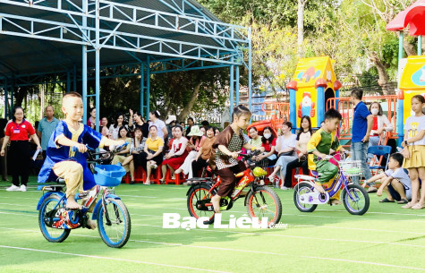 TP. Bạc Liêu: Sôi nổi Hội thi “Bé với trò chơi dân gian”
