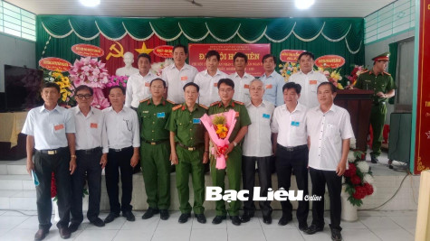 Đại hội thành lập Chi hội cựu Công an nhân dân thị trấn Ngan Dừa