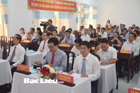 Bồi dưỡng, cập nhật kiến thức cán bộ nguồn quy hoạch Ban Chấp hành Đảng bộ tỉnh Bạc Liêu nhiệm kỳ 2025 - 2030
