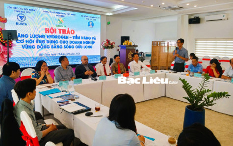 Tổ chức Hội thảo năng lượng hydrogen tại Bạc Liêu