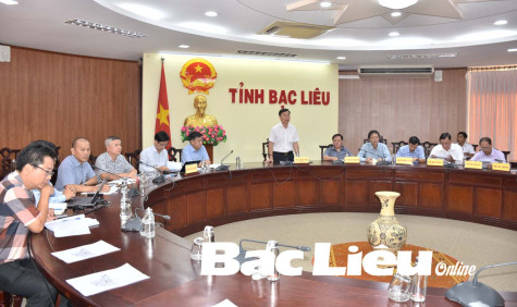 UBND tỉnh làm việc với Ban Quản lý dự án Mỹ Thuận về Dự án đường bộ cao tốc Hà Tiên - Rạch Giá - Bạc Liêu