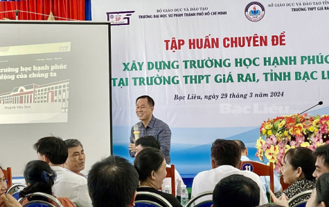 Trường THPT Giá Rai: Tích cực “Xây dựng trường học hạnh phúc”