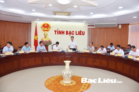 Đoàn công tác Bộ Kế hoạch và Đầu tư làm việc với Bạc Liêu
