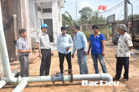 Đảm bảo nước sinh hoạt cho người dân ven biển