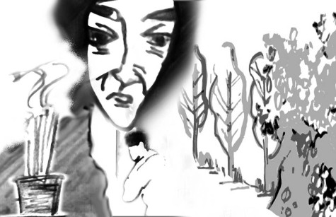 Chòm mả hoang ở đầu vàm Cả Vĩnh