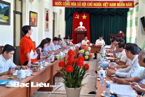Đoàn giám sát HĐND tỉnh làm việc với Sở NN&PTNT