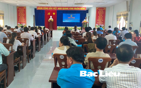 Liên đoàn Lao động TX. Giá Rai: Tập huấn nghiệp vụ công đoàn năm 2024