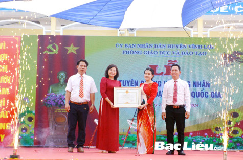 Ngành Giáo dục huyện Vĩnh Lợi: Lá cờ đầu trong xây dựng trường đạt chuẩn quốc gia
