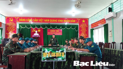 Huyện Hồng Dân: Sẵn sàng cho diễn tập khu vực phòng thủ