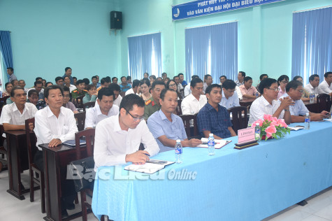 Đoàn ĐBQH tỉnh tiếp xúc cử tri TX. Giá Rai và huyện Vĩnh Lợi