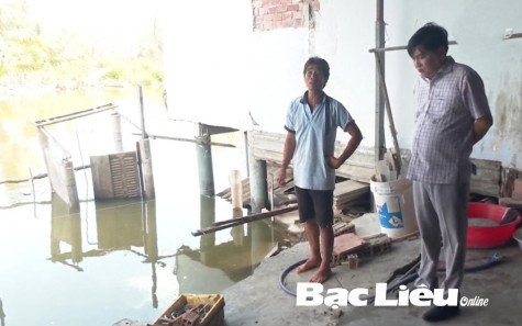 Nhiều điểm sạt lở gây ảnh hưởng đến cuộc sống của người dân