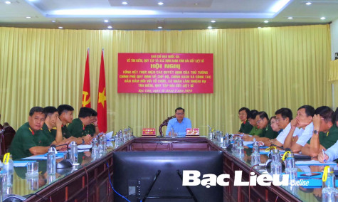 Đảm bảo chế độ, chính sách cho nhiệm vụ tìm kiếm, quy tập hài cốt liệt sĩ
