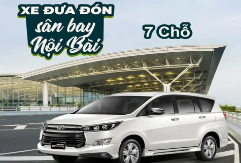 Taxi 7 chỗ đi sân bay Nội Bài siêu ưu đãi chỉ trong tháng 5