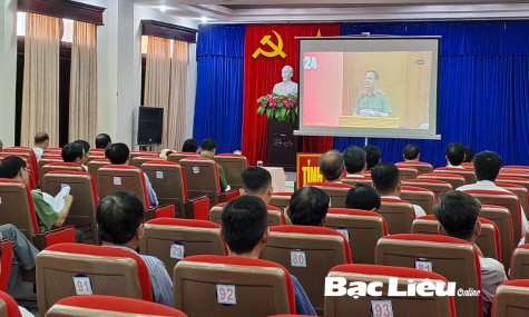 Hội nghị trực tuyến Báo cáo viên Trung ương tháng 5/2024