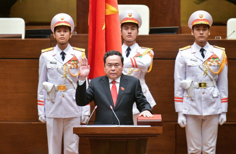 Ông Trần Thanh Mẫn được bầu làm Chủ tịch Quốc hội khóa XV