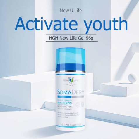 ​Somaderm Gel hỗ trợ tăng sinh hormone tăng trưởng HGH hiệu quả