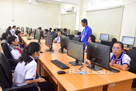 Gần 120 thí sinh tham gia Hội thi Tin học trẻ tỉnh Bạc Liêu lần thứ XXVI - năm 2024
