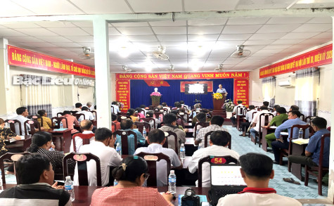 Sở Tư pháp: Triển khai các văn bản pháp luật mới tại xã Vĩnh Hậu và Châu Hưng A