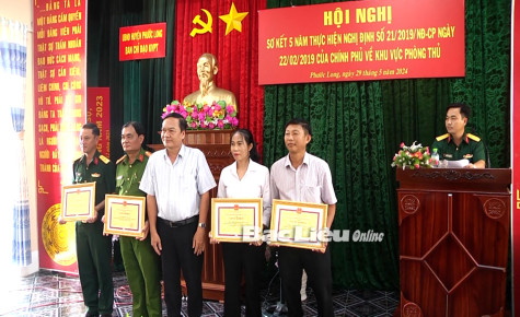 Huyện Phước Long: Sơ kết 5 năm thực hiện Nghị định 21 của Chính phủ về khu vực phòng thủ