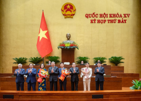 Quốc hội bầu Phó Chủ tịch Quốc hội, bổ nhiệm Phó Thủ tướng Chính phủ và Bộ trưởng Bộ Công an