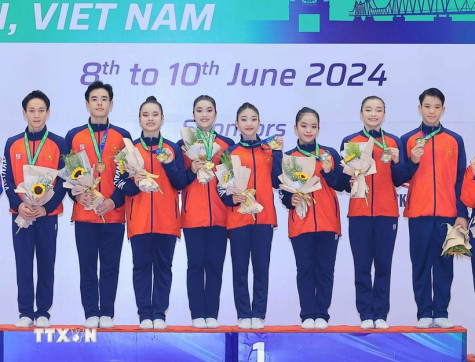 Việt Nam nhất toàn đoàn tại Giải Vô địch Thể dục Aerobic châu Á lần thứ 9