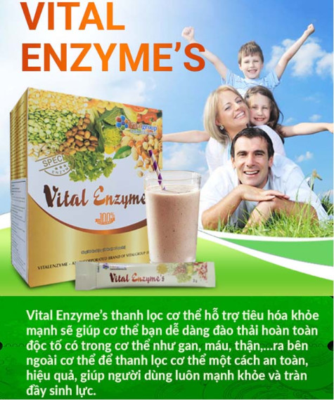 Vital Enzyme biện pháp thanh lọc cơ thể rất được tin dùng hiện nay
