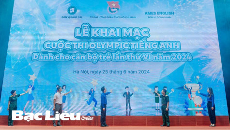 Khai mạc Cuộc thi Olympic tiếng Anh dành cho cán bộ trẻ lần thứ VI năm 2024