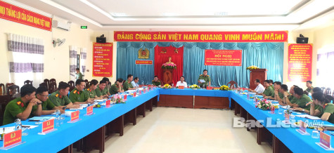 Cụm thi đua Công an các huyện, thị xã, thành phố: Sơ kết phong trào thi đua “Vì an ninh Tổ quốc” 6 tháng đầu năm 2024