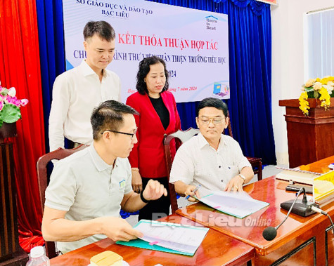 Ký kết thỏa thuận hợp tác Chương trình thư viện thân thiện trường tiểu học