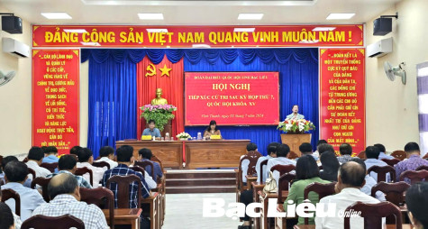 Đoàn ĐBQH tỉnh tiếp xúc cử tri 2 huyện Hồng Dân và Phước Long