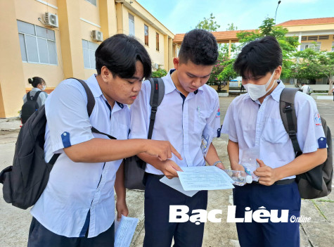 Thí sinh Bạc Liêu mong chờ những phổ điểm đẹp
