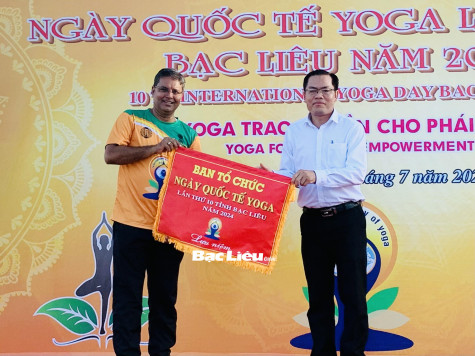 Bạc Liêu hưởng ứng Ngày Quốc tế Yoga lần thứ 10 - năm 2024