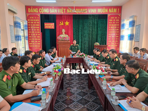 Bộ Tham mưu Quân khu 9: Kiểm tra kết quả tổ chức thực hiện Nghị định 21 về khu vực phòng thủ tại huyện Phước Long