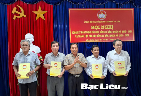 Ủy ban MTTQ Việt Nam tỉnh thành lập các Hội đồng tư vấn nhiệm kỳ 2024 - 2029