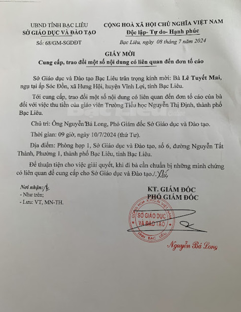 Không có chuyện “Giáo viên bắt phụ huynh trả tiền tăng giờ”