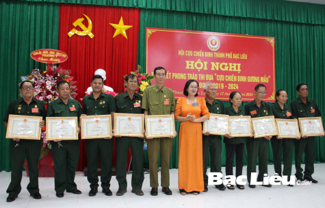 TP. Bạc Liêu: Tổng kết phong trào thi đua “Cựu chiến binh gương mẫu” giai đoạn 2019 - 2024