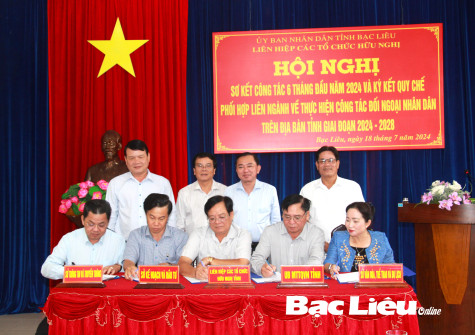 Ký kết Quy chế phối hợp thực hiện công tác đối ngoại nhân dân giai đoạn 2024 - 2028