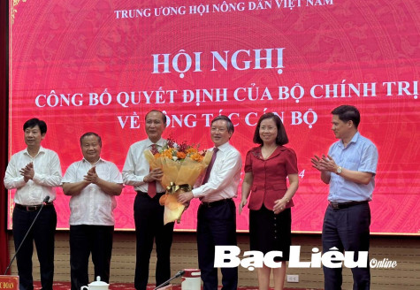 Đồng chí Phan Như Nguyện tham gia Đảng đoàn Hội Nông dân Việt Nam
