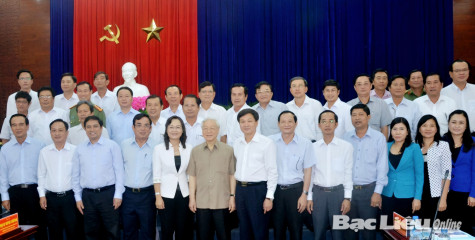 Tình cảm của Tổng Bí thư dành cho Đảng bộ và Nhân dân tỉnh Bạc Liêu