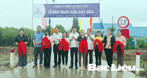 Lễ khánh thành và bàn giao cầu Cây Gừa