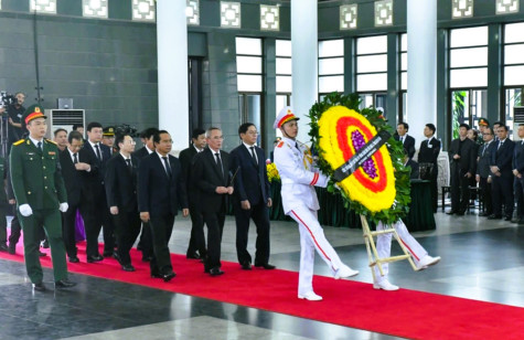 Lãnh đạo tỉnh viếng Lễ Quốc tang Tổng Bí thư Nguyễn Phú Trọng