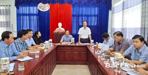 Sở NN&PTNT làm việc với 2 huyện Hòa Bình và Đông Hải về xử lý vấn đề môi trường trong sản xuất