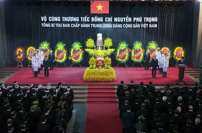 Lời cảm ơn của Ban Lễ tang Nhà nước và gia đình đồng chí Tổng bí thư Nguyễn Phú Trọng