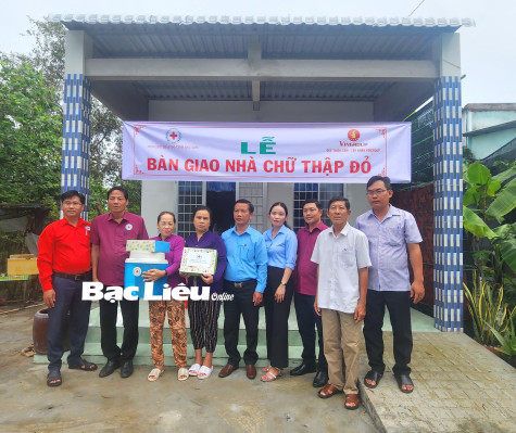 Hội Chữ thập đỏ tỉnh: Bàn giao 3 căn nhà tại huyện Phước Long