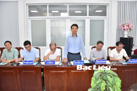 Đoàn công tác Liên minh HTX Việt Nam làm việc với Liên minh HTX tỉnh Bạc Liêu
