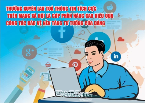 Ðảng viên lan toả thông tin tích cực